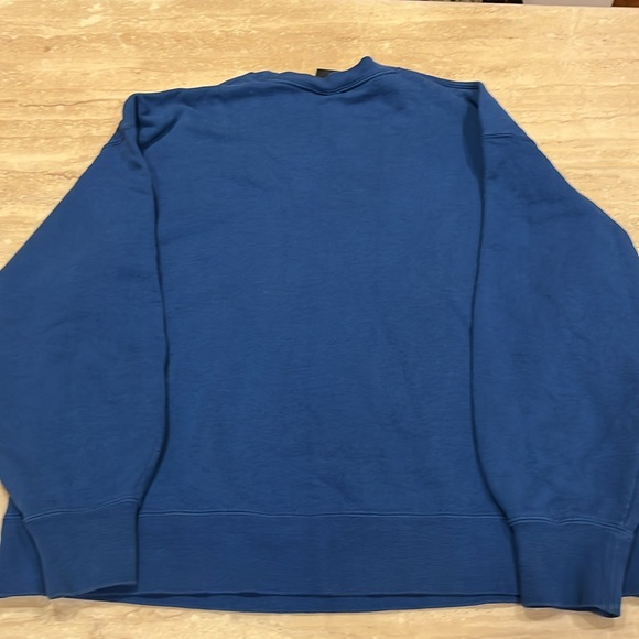 NEVER WORN WOMEN’S FRENCH BLUE JORDAN FLIGHT FLEECE CREWNECK SZ.SM PERFECT SHAPE - Picture 7 of 11